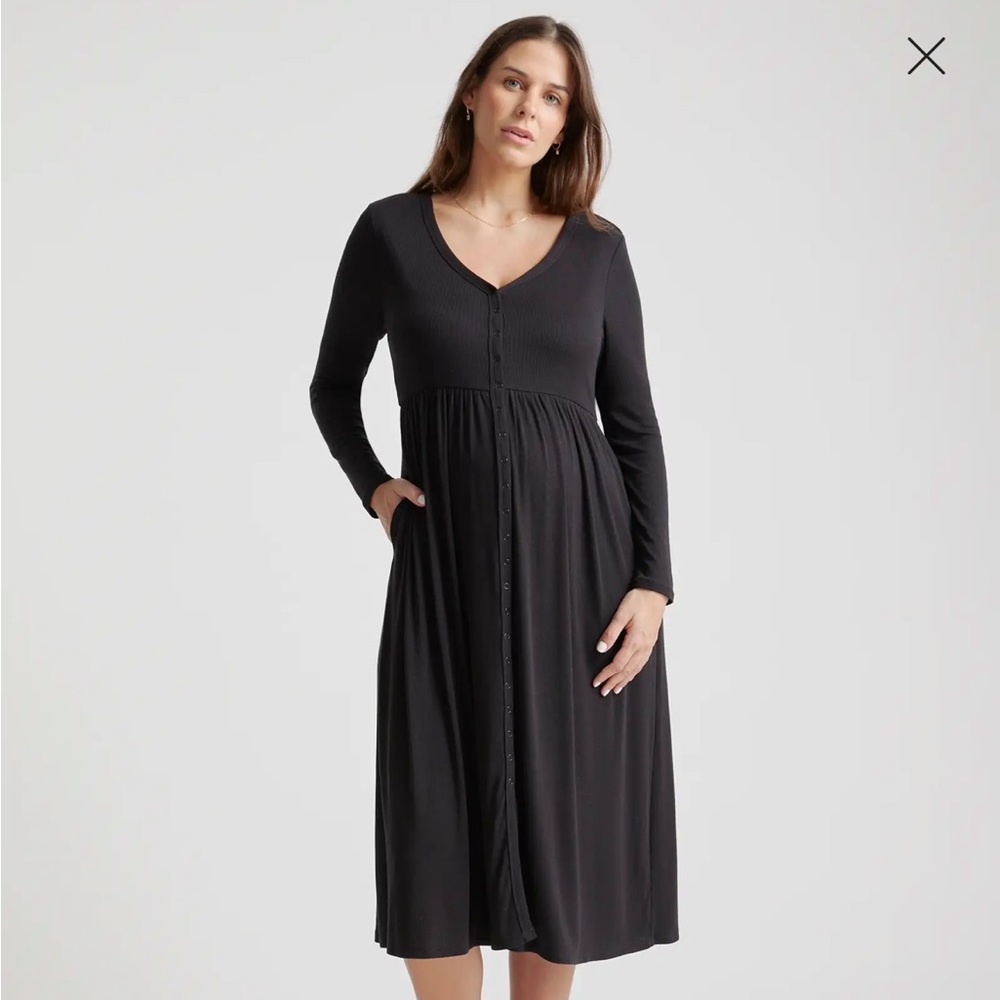 Quince Maternity and Nursing Dress